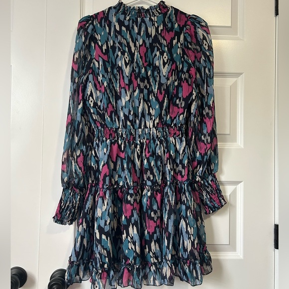 NWT Heartloom Celeste Vibrant Flutter Ruffle Long Sleeve Dress from Revolve - Picture 6 of 11